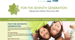 Desktop Screenshot of fortheseventhgeneration.org